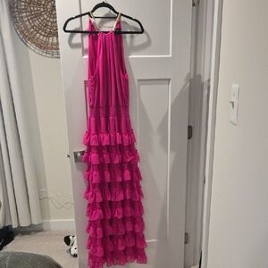 MSK Fuchsia Maxi Dress